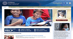 Desktop Screenshot of childreninternational.ph